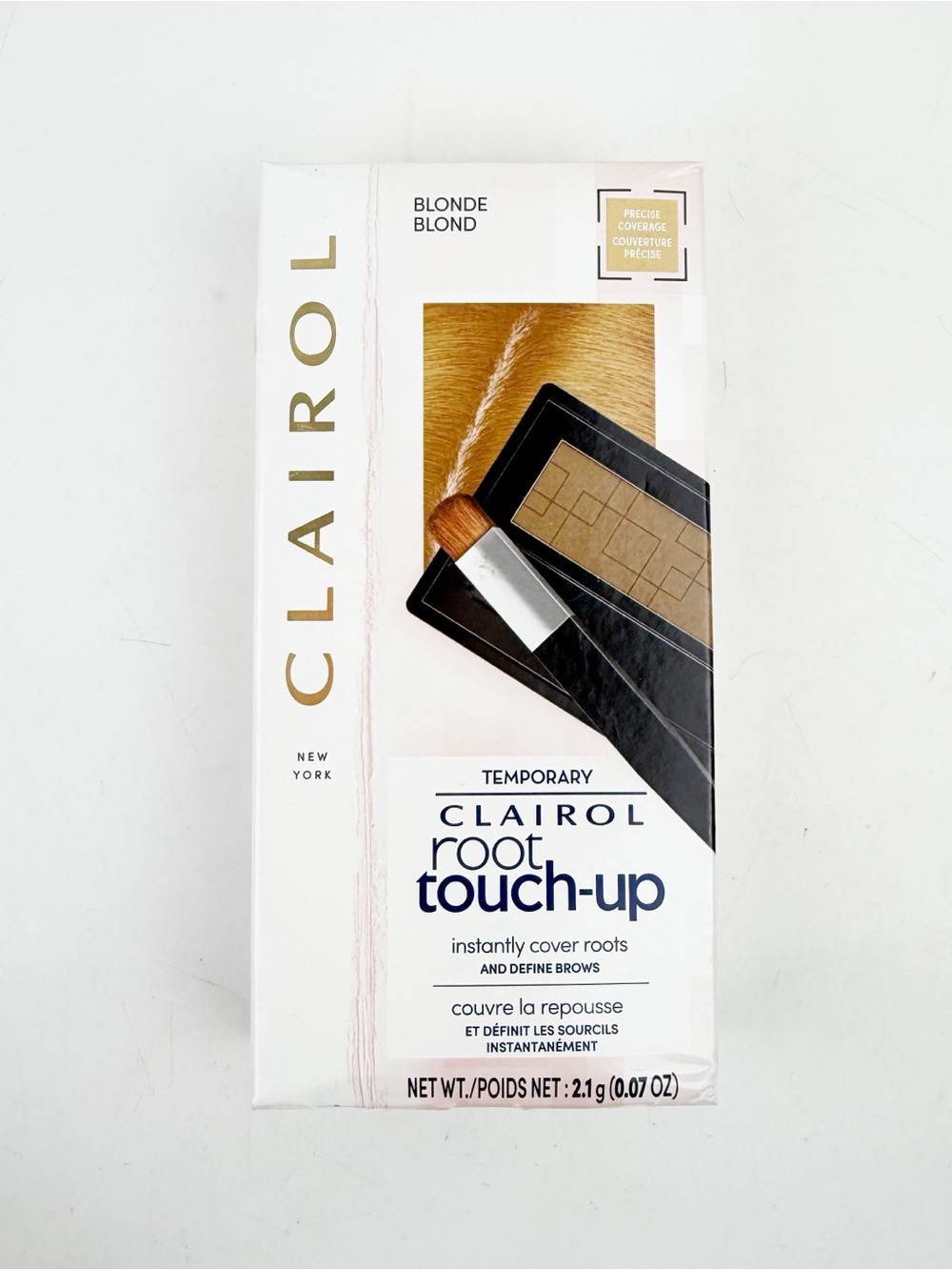 Clairol Blonde Root Touch-up Concealing Powder Temporary Hair Color Brow Filler